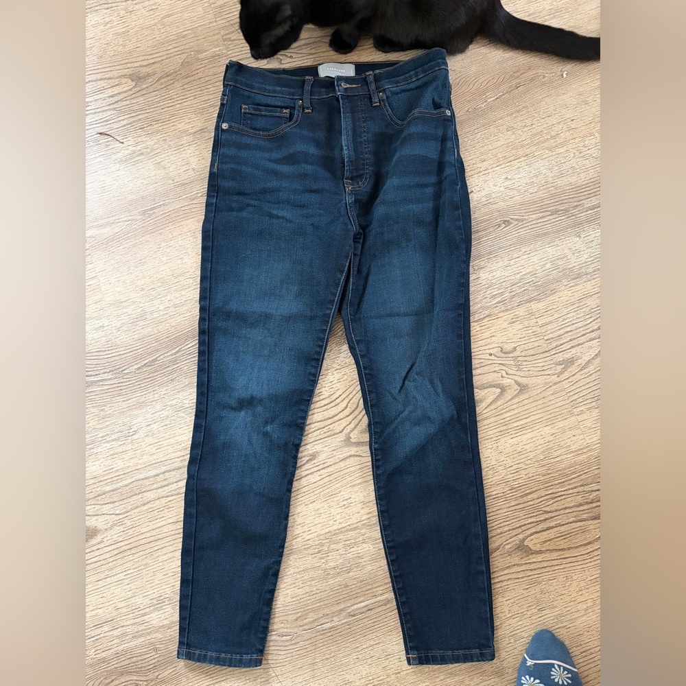 Everlane high rise skinny jeans - 28 ankle